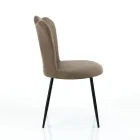 Set me 4 karrige lëkure sintetike me efekt të vjetëruar - Amber Viadurini