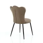 Set me 4 karrige lëkure sintetike me efekt të vjetëruar - Amber Viadurini