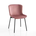 Set me 4 karrige prej pëlhure dhe këmbë të animuara - Dentice Viadurini