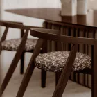 Set me 4 Karrige Moderne prej Druri të Cilësisë së Lartë, të Prodhuar në Itali - Vela Viadurini