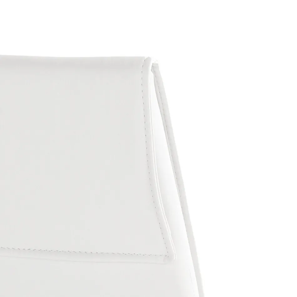 Set me 4 karrige të veshura me susta prej lëkure sintetike me veshje të ndryshme - Uranium Viadurini