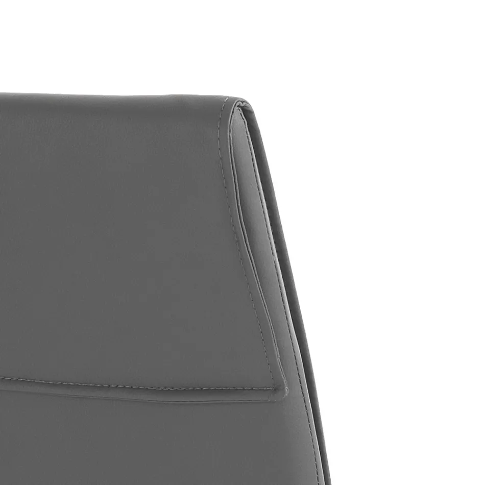 Set me 4 karrige të veshura me susta prej lëkure sintetike me veshje të ndryshme - Uranium Viadurini