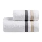 Set peshqirësh për fytyrën për mysafirë me pambuk terry të dyfishtë Serenity Viadurini