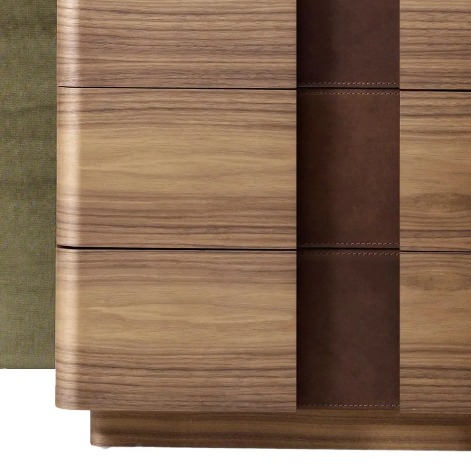 Veshjet moderne prej druri të ngurta Grilli York kanë bërë 100% në Itali Viadurini