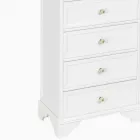 Komo në dru të fortë me dekorime të ndryshme Prodhuar në Itali - Nortia Viadurini