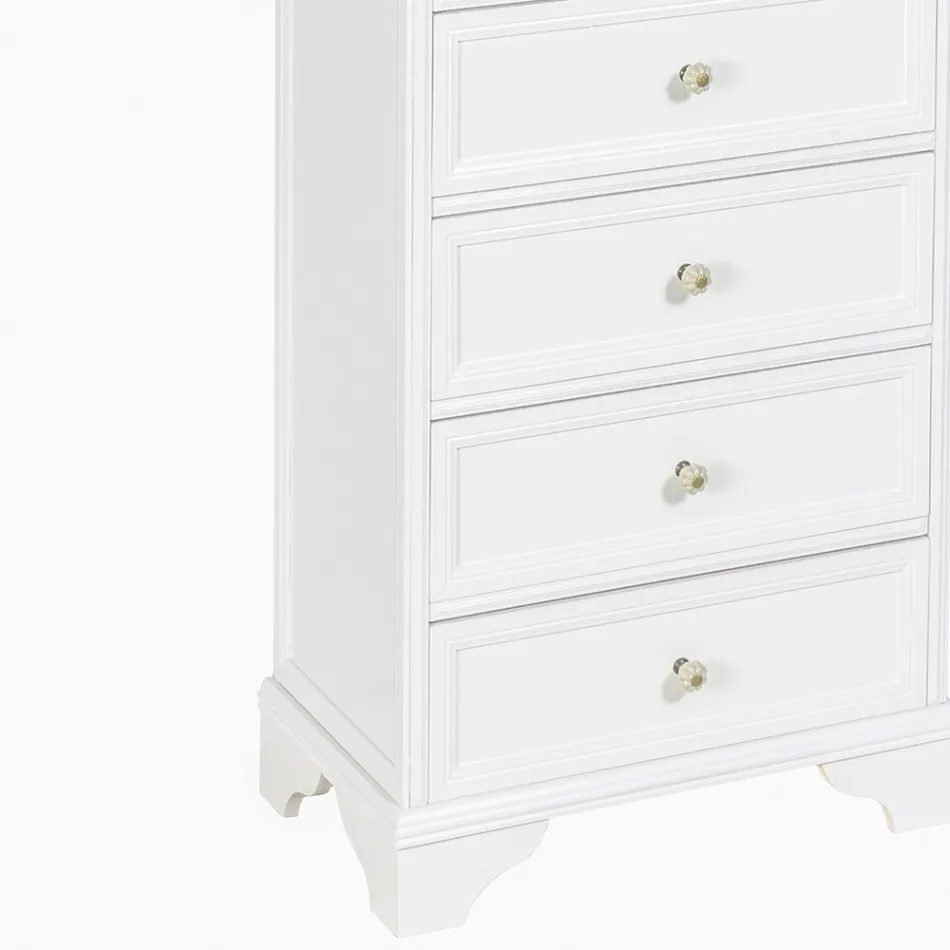 Komo në dru të fortë me dekorime të ndryshme Prodhuar në Itali - Nortia Viadurini