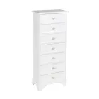 Komo në dru të fortë me dekorime të ndryshme Prodhuar në Itali - Nortia Viadurini