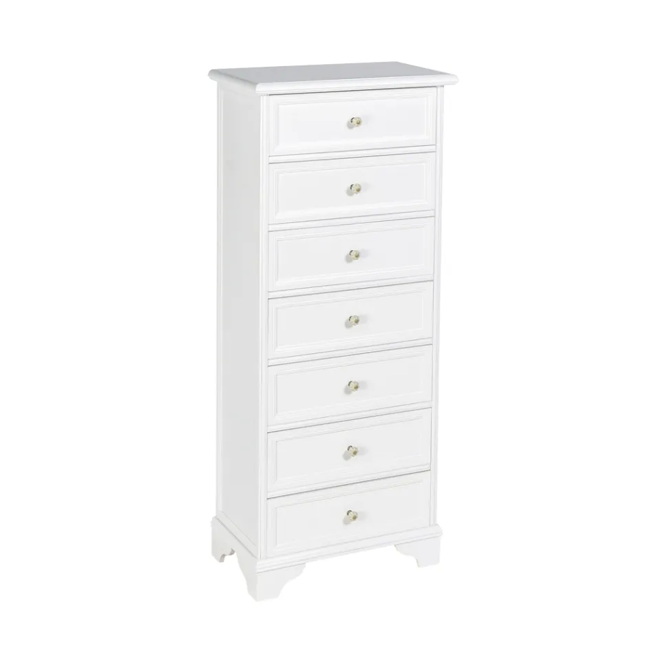 Komo në dru të fortë me dekorime të ndryshme Prodhuar në Itali - Nortia Viadurini