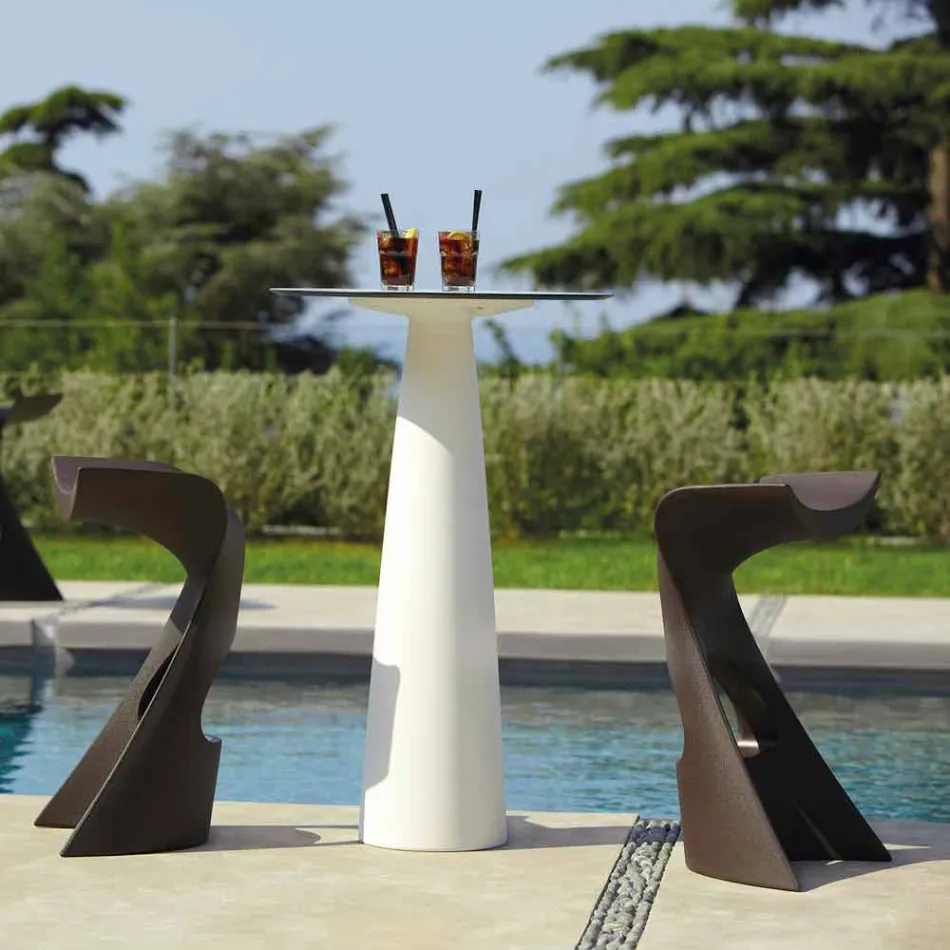 Stol i lartë me ngjyra Slide Koncord dizajn modern i prodhuar në Itali Viadurini