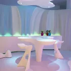 Stol i lartë me ngjyra Slide Koncord dizajn modern i prodhuar në Itali Viadurini