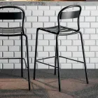 Stool i Lartë Stackable Outdoor Made në Itali, 2 copë - Trixie Viadurini