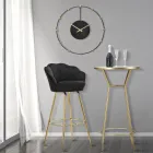 Karrige e lartë në Hekur të Artë me sedilje të mbuluar me kadife - Annina Viadurini