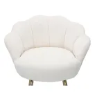 Karrige e lartë në Hekur të Artë me sedilje të mbuluar me kadife - Annina Viadurini