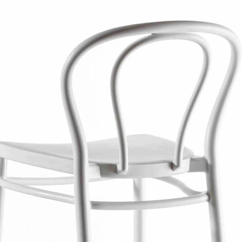 Jashtëqitje e lartë polipropileni me mbështetëse këmbësh, 4 copë - Gaya Viadurini