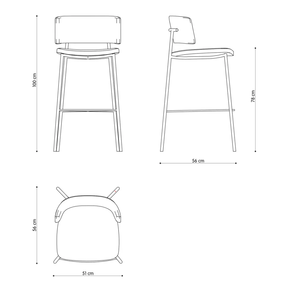 Karrige me cilësi të lartë me tapiceri kadife Prodhuar në Itali - Alaska Viadurini