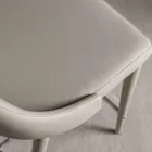 Stool me Mbështetëse, Baza Metal Design - Berenice Viadurini