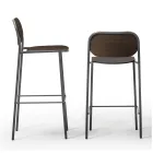 Karrocë kuzhine prej druri dhe metali lisi Prodhuar në Itali 2 Copë - Saffia Viadurini