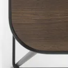 Karrocë kuzhine prej druri dhe metali lisi Prodhuar në Itali 2 Copë - Saffia Viadurini