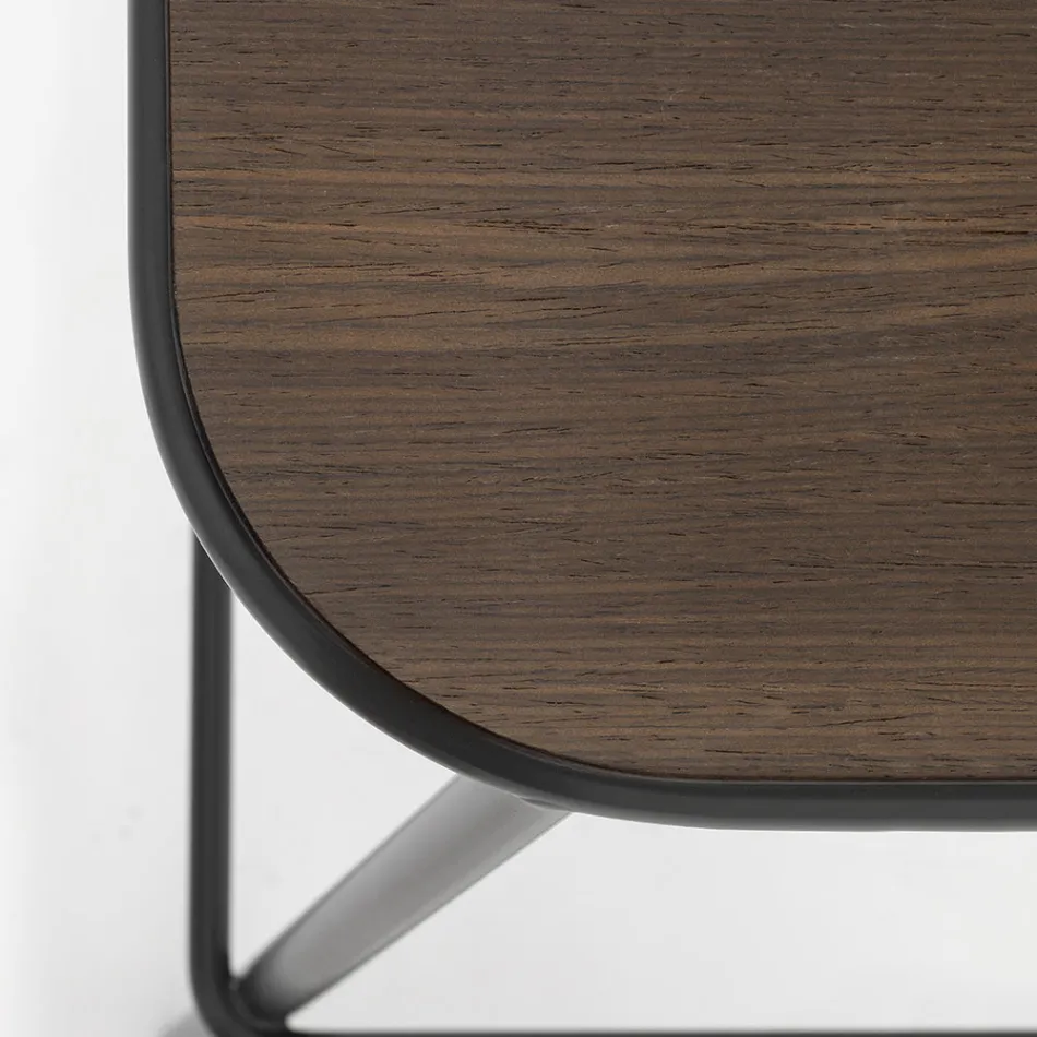 Karrocë kuzhine prej druri dhe metali lisi Prodhuar në Itali 2 Copë - Saffia Viadurini