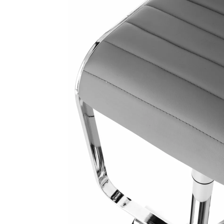 Karrocë bari prej lëkure sintetike dhe metalike - Berchelio Viadurini