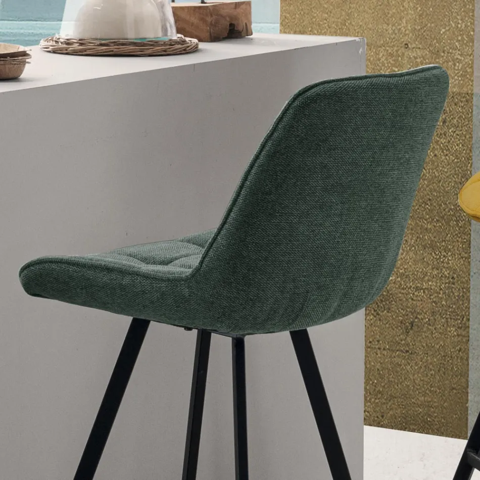 Karrocë Kuzhine e veshur me susta me Strukturë Metal 2 Copë - Raggia Viadurini