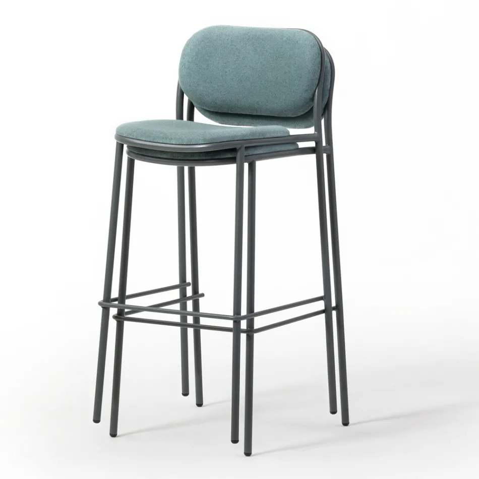 Karrocë Kuzhine në Pëlhurë dhe Metal Prodhuar në Itali 2 Copë - Sangria Viadurini