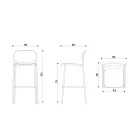 Karrocë Kuzhine në Pëlhurë dhe Metal Prodhuar në Itali 2 Copë - Sangria Viadurini