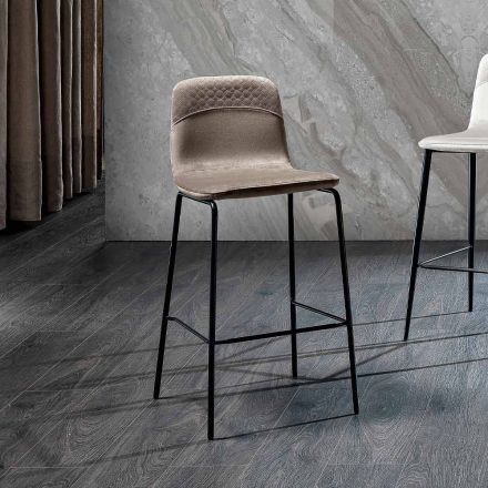 Karrocë kuzhine në Kadife me ngjyra Dizajn modern dhe elegant - Bizet Viadurini