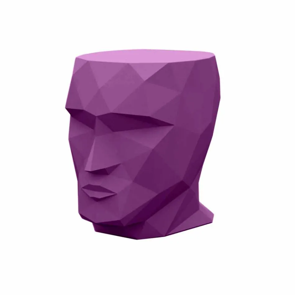 Stol i jashtëm në formën e një fytyre në një dizajn modern nga Adan nga Vondom Viadurini