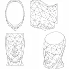 Stol i jashtëm në formën e një fytyre në një dizajn modern nga Adan nga Vondom Viadurini