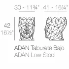 Stol i jashtëm në formën e një fytyre në një dizajn modern nga Adan nga Vondom Viadurini