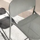 Karrige metalike e stivueshme në natyrë e prodhuar në Itali 2 copë - Synergy Viadurini