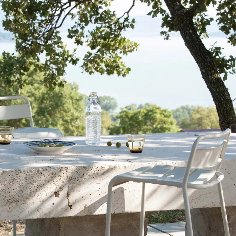 Karrige e jashtme e grumbullueshme në metal të galvanizuar Prodhuar në Itali - Amina Viadurini