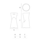 Karrige me shkëlqim në natyrë nga polietileni i bardhë Prodhuar në Itali - Luleshtrydhe Viadurini