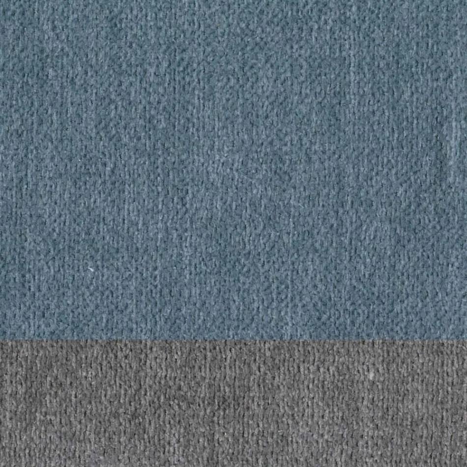 Dizajni i stolit të dhomës së ndenjes në pëlhurë me kufi dhe metal antracit - Scarat Viadurini