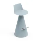 Karrige e dhomës së ndenjes prej polietileni me mbështetëse këmbësh - Ellipse Viadurini