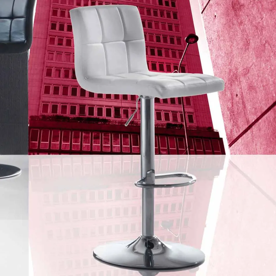 Karrige moderne e ngritjes së ngritjes, vendesh lëkure Faux - Delfina Viadurini