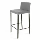 Stool me dizajn modern me Alwyn H 86 cm mbrapa, bërë në Itali Viadurini