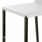 Stool me dizajn modern me Alwyn H 86 cm mbrapa, bërë në Itali Viadurini