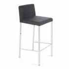 Stool me dizajn modern me Alwyn H 86 cm mbrapa, bërë në Itali Viadurini