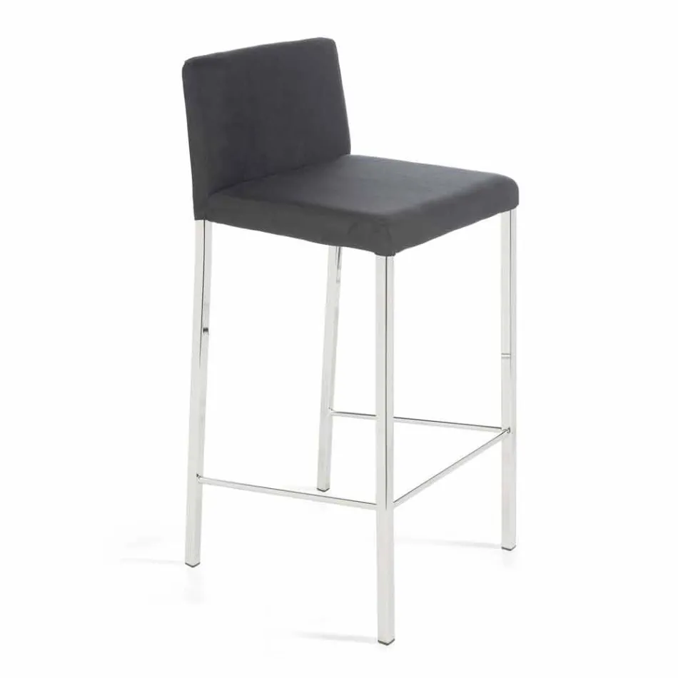 Stool me dizajn modern me Alwyn H 86 cm mbrapa, bërë në Itali Viadurini