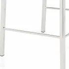Stool me dizajn modern me Alwyn H 86 cm mbrapa, bërë në Itali Viadurini