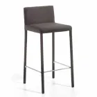 Stool me dizajn modern me Alwyn H 86 cm mbrapa, bërë në Itali Viadurini