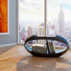 stool projektimi me bibliotekën e integruar Ellix të bërë në Itali Viadurini