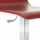 Dizenjoni karrige me vend të rregullueshëm dhe bazë kromi Inigo Viadurini