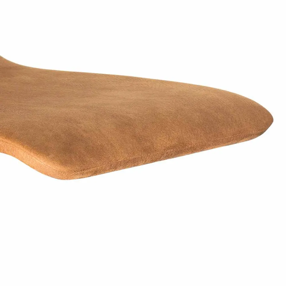 Dizenjoni karrige me vend të rregullueshëm dhe bazë kromi Inigo Viadurini