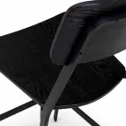 Stool dizajni modern në dru dhe metal, Elmas Viadurini