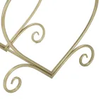 Karrige e Ulët e Hekurt e Artë me sedilje të mbuluar me pëlhurë - Dimentico Viadurini