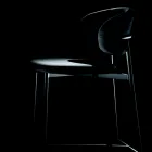 Karrige fikse me sedilje dhe mbështetëse kadife Prodhuar në Itali - Cagliari Viadurini