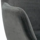 Karrige fikse me sedilje të veshur me susta dhe bazë çeliku Prodhuar në Itali - Arona Viadurini